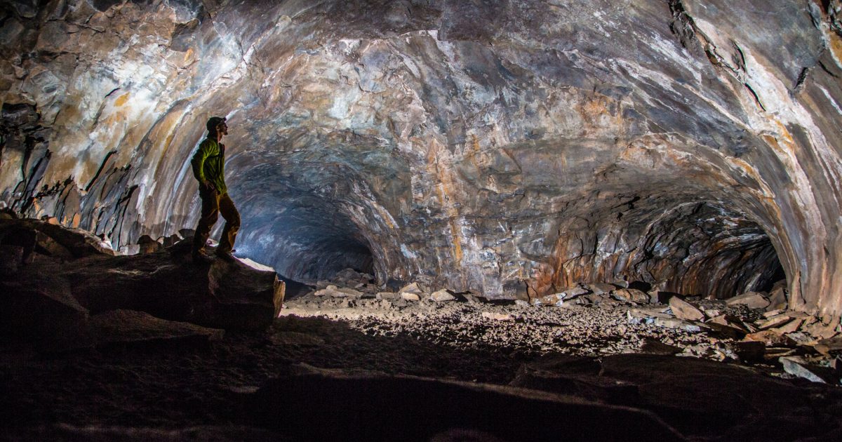 volcanic cavern